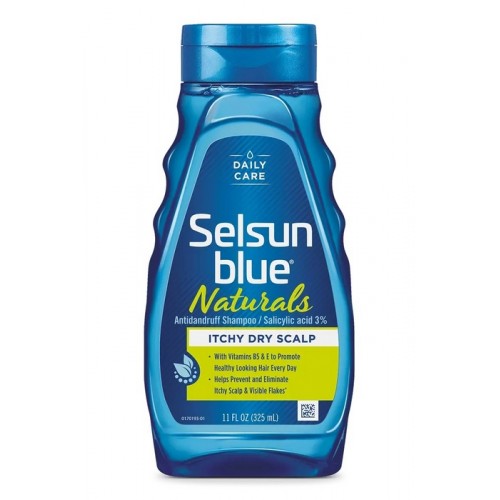 Selsun Blue Naturals Itchy Dry Scalp Anti Dandruff Shampoo 325ml (11 fl oz)